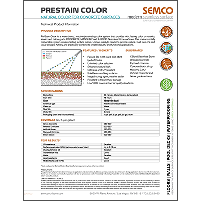 Product Data Sheet - PreStain Color